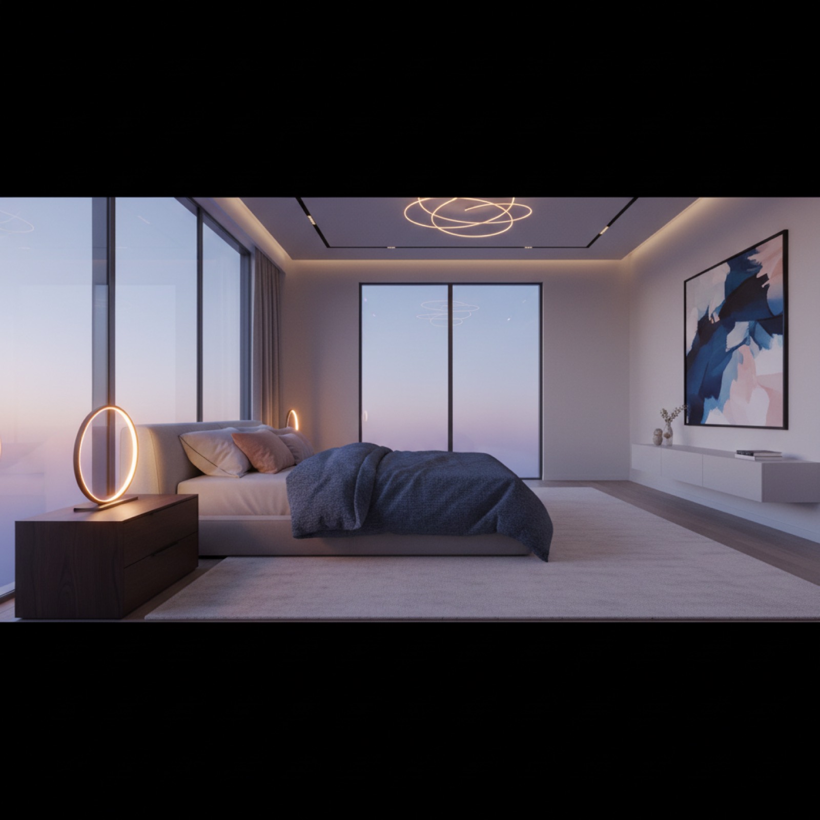Chambre au lever du jour