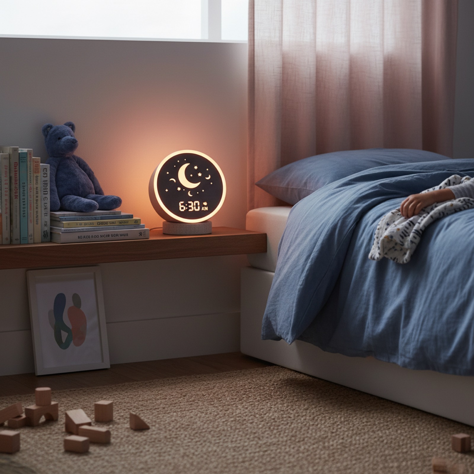 Veilleuse dans une chambre d'enfant